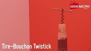 TireBouchon Twistick  Le tirebouchon porteclés pour lavoir toujours sur soi  Cadeau Maestro [upl. by Aninaig]