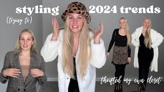 looking for 2024 trends in my closet  personal style journey pt8 [upl. by Britton22]