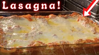 How to make Lasagna with homemade bechamel sauce  Easy homemade Lasagna [upl. by Marketa]