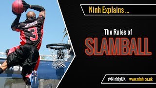 The Rules of Slamball Trampoline Basketball  EXPLAINED [upl. by Love690]