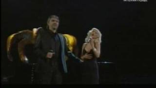 andrea bocelli amp christina aguilera somos novios live  sanremo 2006 [upl. by Anniahs]