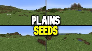 10 BEST Plains Biome Seeds for Minecraft 121 Java amp Bedrock [upl. by Hoopes]