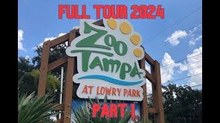 Zoo Tampa at Lowry Park Full Tour 2024  Part 1 [upl. by Ona]