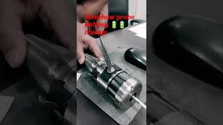 how to change renishaw probe 🔋🔋probe me cell lagaye [upl. by Doowle]