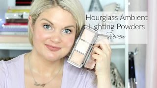 Hourglass Ambient Lighting Powders Review amp Face Swatches [upl. by Aseefan]