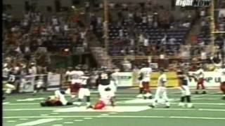 Brian Jackson Game Winning Field Goal Spokane Shock Kicker [upl. by Ahsiekahs]