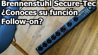 Regleta de enchufes Brennenstuhl SecureTec  ¿Conoces su función Followon [upl. by Rainie327]