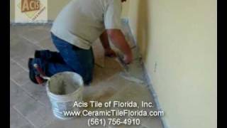 How To Install Travertine In Diagonal Pattern [upl. by Ita]