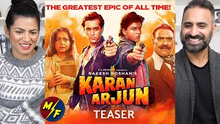 Karan Arjun Movie ReRelease In Theatres Teaser Salman Khan Shah Rukh Khan  Reaction [upl. by Cristiona932]