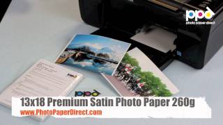 13x18 Premium Satin Photo Paper 260g [upl. by Zane]