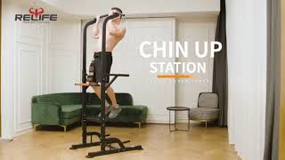 Relifesport PT05 Power Tower Dip Station  Home Workout Equipment [upl. by Bran]