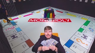 Giant Monopoly Game With Real Money [upl. by Charline]