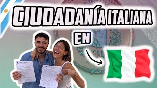 CIUDADANÍA ITALIANA EN ITALIA EN 3 MESES [upl. by Jeana264]