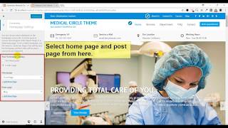 Medical Circle WordPress Theme Theme Options amp Customizer Setup [upl. by Arikihs]