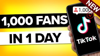 How To Get 1000 Followers on TikTok in 24 Hours FREE TIKTOK FOLLOWERS [upl. by Anaya]