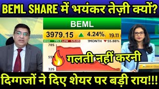 beml latest news todaybeml share fundamental analysisbeml stock pricebeml share future target [upl. by Ahsiken]