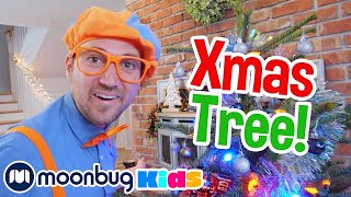 Blippi Decorates the Christmas Tree  Celebrate the Holidays with Blippi  Christmas Videos for Kids [upl. by Ardussi]