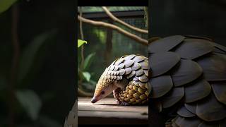 Pangolins The Most Trafficked Mammal fyp [upl. by Nosraep]