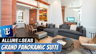 Allure of the Seas  A3 Aquatheater Stateroom Deck 12 Tour amp Review 4K  Royal Caribbean Cruise [upl. by Rigby]