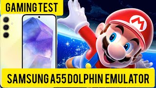 🟡 SAMSUNG A55 5G EMULATOR TEST DOLPHIN FROM PLAY STORE 🟡 regular performance [upl. by Katy]