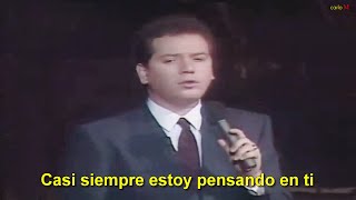 CASI SIEMPRE ESTOY PENSANDO EN TI con letra Jorge Muñiz [upl. by Eelrebmyk314]