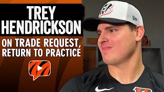 Bengals DE Trey Hendrickson on Trade Request Returning to Practice [upl. by Ettigdirb528]