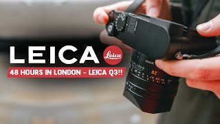 LEICA Q3 REVIEW  HANDS ON IN LONDON [upl. by Mireielle293]