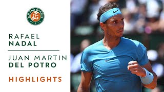 Rafael Nadal vs Juan Martin Del Potro  SemiFinal Highlights I RolandGarros 2018 [upl. by Ultan]