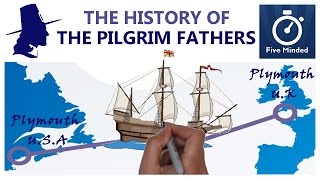 The History of Pilgrims Mayflower Thanksgiving Animated Guide [upl. by Russel]