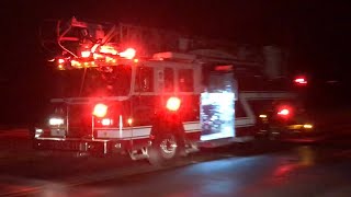 Brecknock Twp Fire Co Rescue Engine 72 amp Adamstown Fire Co Truck 11 Responding [upl. by Siloum]