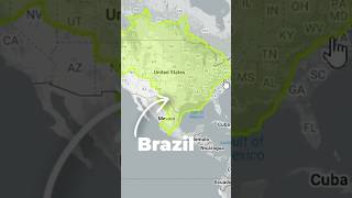 The REAL Sizes of Countries on Maps shorts trending viralvideo maps [upl. by Jeffrey]