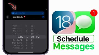 iOS 18  Scheduled Messages [upl. by Kaden787]