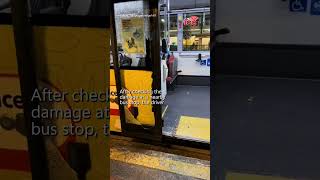 A Tower Transit Bus Door Shatters MidRoute in Yishun [upl. by Gualterio]