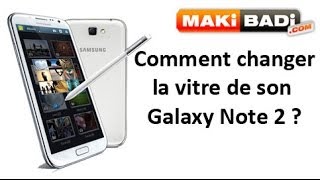 Comment changer la vitre de votre Samsung Galaxy Note 2 [upl. by Hollington960]