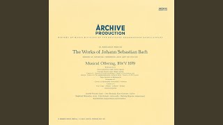 JS Bach Musical Offering BWV 1079  Ricercar a 6 [upl. by Yakcm]