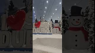 Snow park ☃️Ski Dubai 🐧⛷️ice skating  penguins place to visit with family in Dubai [upl. by Ahsinned]