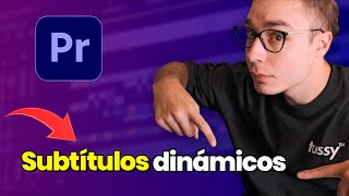 SUBTITULOS AUTOMÁTICOS animados con Premiere Pro [upl. by Eiramlirpa]