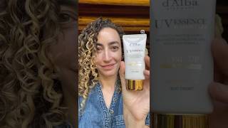 d’Alba UV Essence Waterfull ToneUp Pink Correcting Sun Cream — Sunscreen Review [upl. by Modnarb]