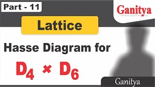 11 Hasse Diagram for D4 into D6  Product of Lattice  Discrete Mathematics  BSc  Prince Bhawar [upl. by Eyllib]