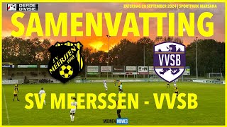 🔥SAMENVATTING  SV MEERSSEN THUIS ONDERUIT TEGEN VVSB [upl. by Nnyleve]