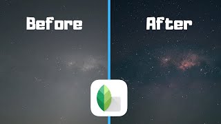 How to transform your mobile astrophotography photo in Snapseed [upl. by Eenor17]