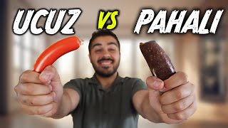 Ucuz vs Pahalı Sucuk  Mangalda Test Ettim [upl. by Tuneberg715]