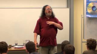 Richard Stallman  20120928  Le logiciel libre et votre liberté à la HEBESI et en français [upl. by Rhpotsirhc]