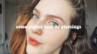 PIERCING NO NARIZ  Como não deixar inflamar [upl. by Nirrad42]