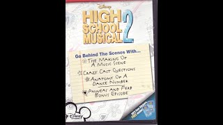 Opening To High School Musical 2 Behind The Scenes 2007 DVD [upl. by Marijane635]