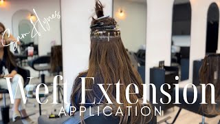 Transform Your Short Hair with Sew In Extensions weftextensions bellamihair [upl. by Weidar]