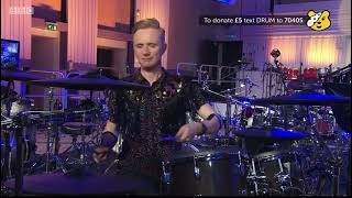 Owain Wyn Evans amp Ian Matthews  Fire  Children in Need 24hr Drumathon 2021 [upl. by Eidurt]