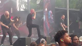 Meshuggah Closing River Stage opening with Rational gaze Rockville 2019 Jacksonville FL 5519 [upl. by Donni]