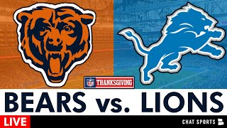 Bears vs Lions Live Streaming Scoreboard PlayByPlay Highlights Stats  NFL Thanksgiving On CBS [upl. by Atnohs]