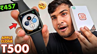 T500 Smartwatch Unboxing and Review 😍  BT Calling Under 500 [upl. by Adraynek547]